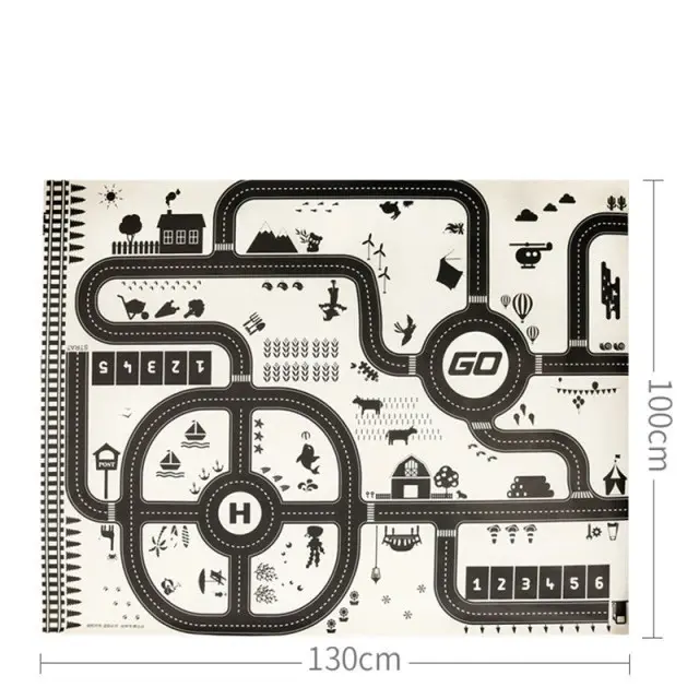 Playmat - Black and white
