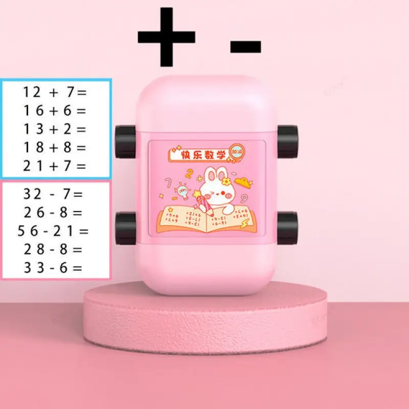 Printing press for math exercises