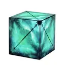 [KBS-978-03 ZEN20] Green magnetic magic cube - shape-shifting puzzle toy