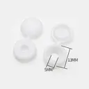 [LEO-4145-02 ZEN20] Screw Cover Caps (100 pcs) - White