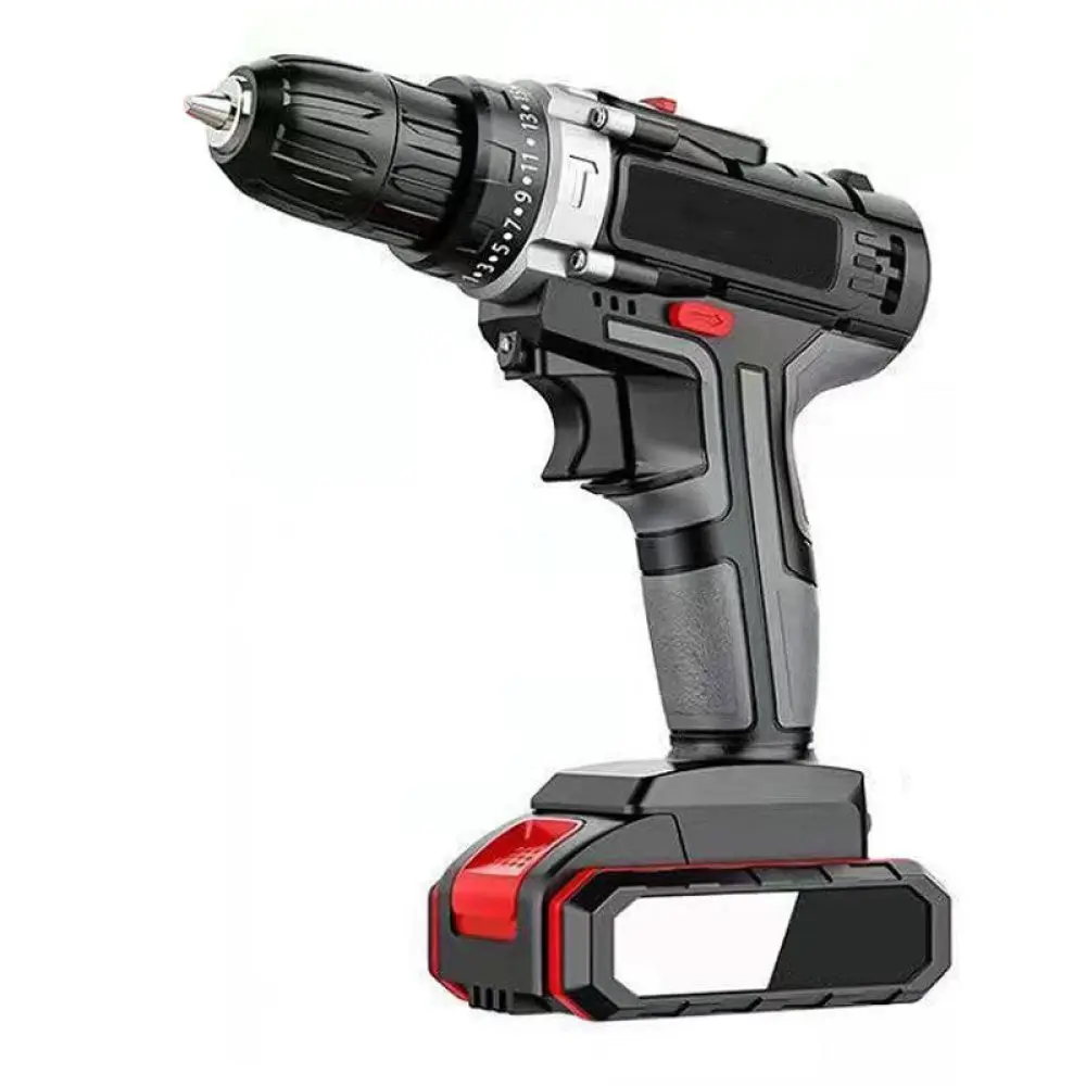 Drill and screwdriver with 2 batteries