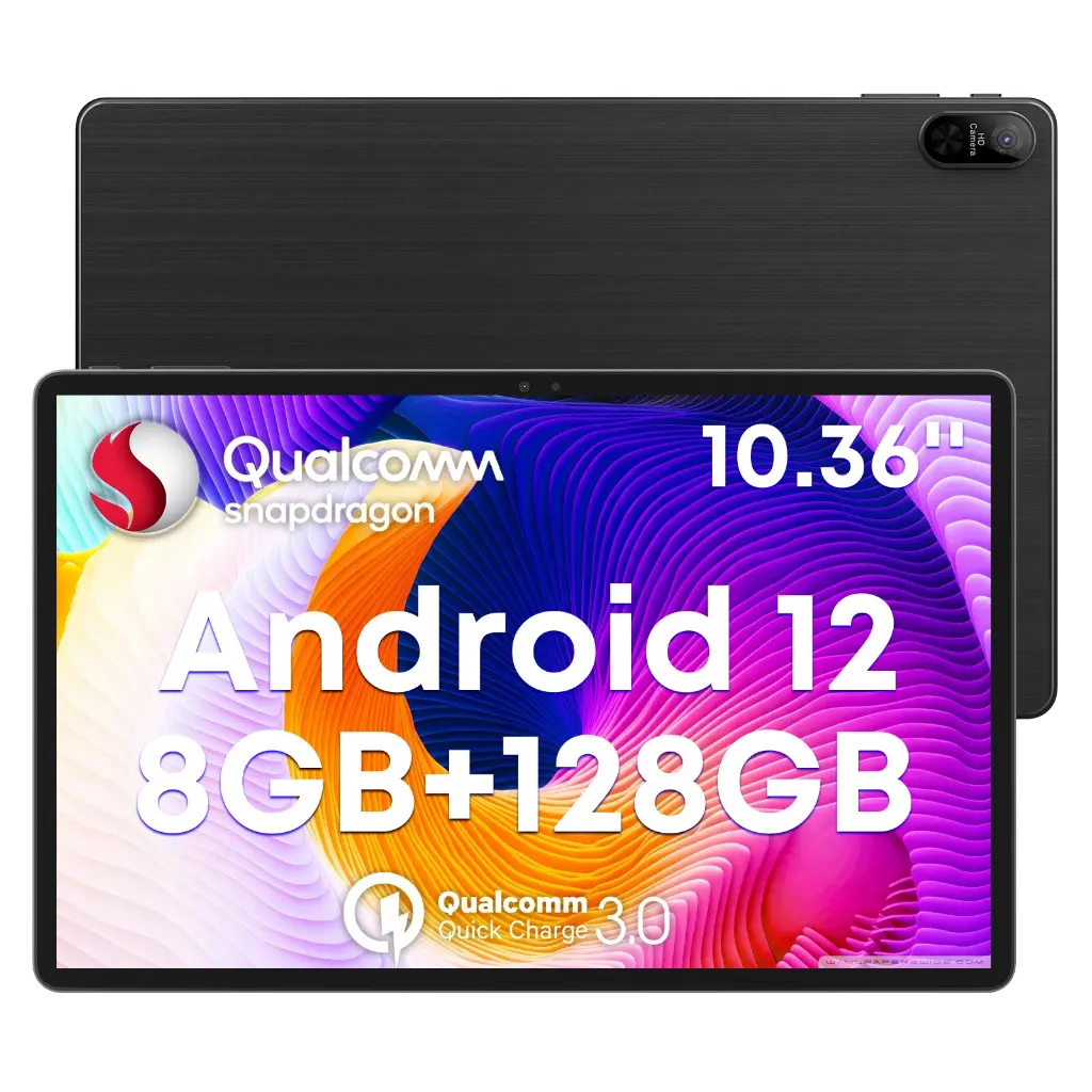 10.3" WIFI Tablet Android 12 HD 128GB Tablet Pad Octa-Core Dual Camera 4G LTE