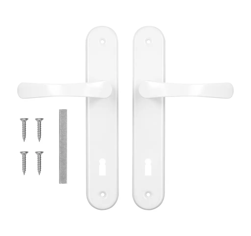 Poignee de porte pour portes 72 clés biscuit blanc