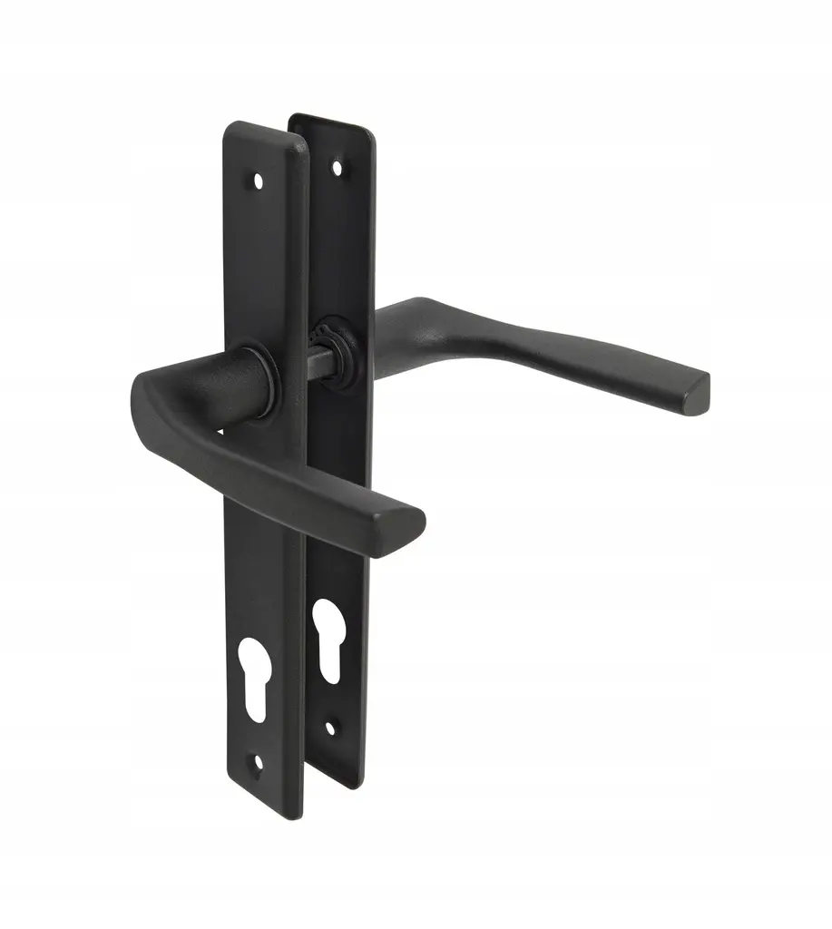 Door handle for doors 90, black key, adgo