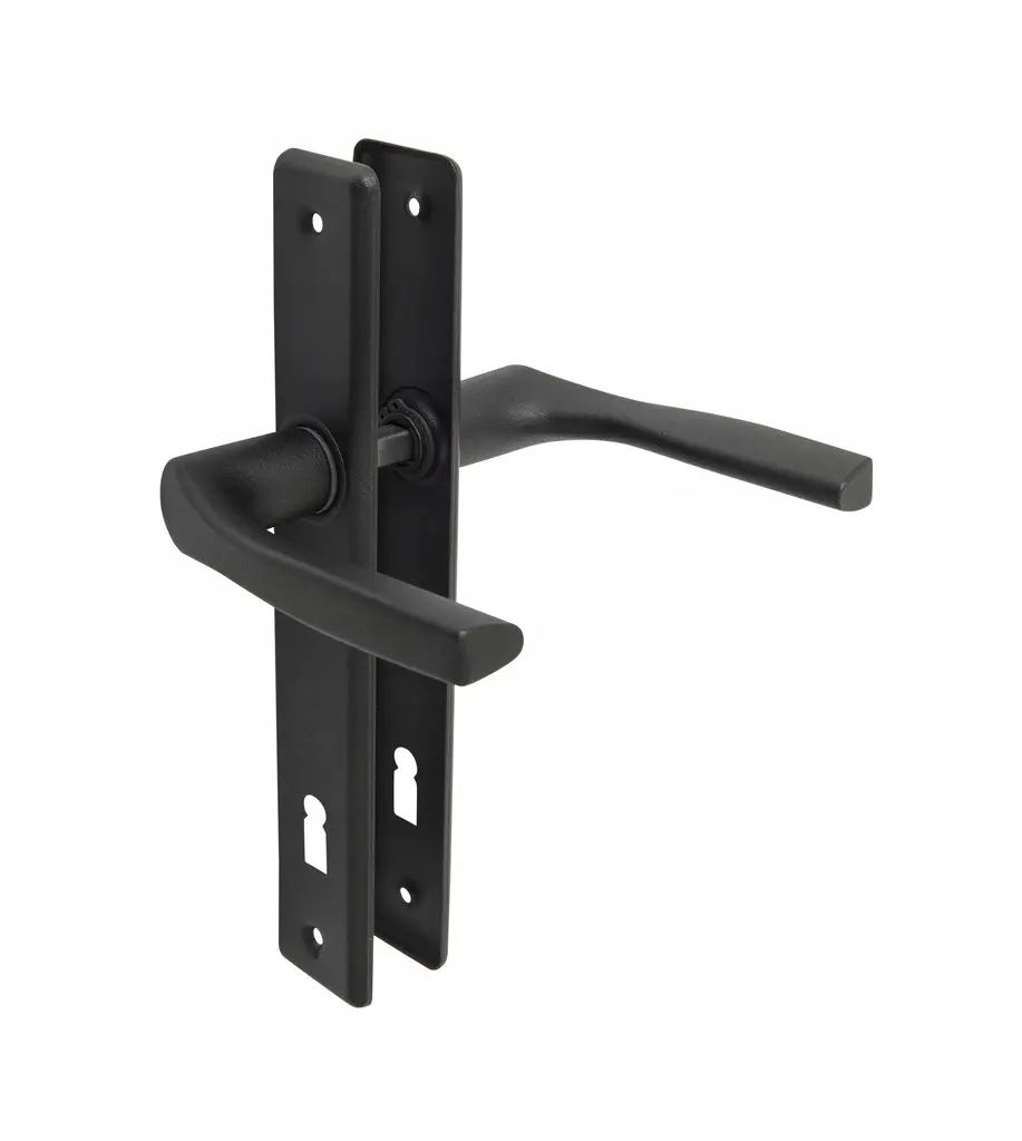 Door handle for doors 72, key, black, adgo