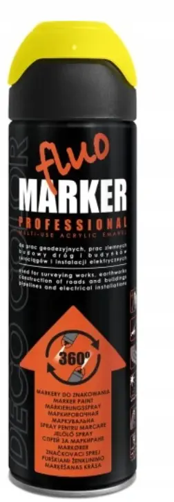 FLUO MARKER varnish - marking 500ml yellow