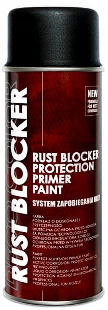 Spray vernis antirouille corrosion 3000 RUSTBLOCKER Rouge 400ml