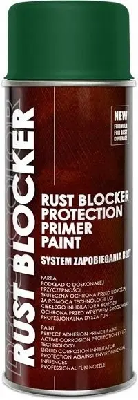 Anti-rust paint spray RUST BLOCKER Green 6005 400ml