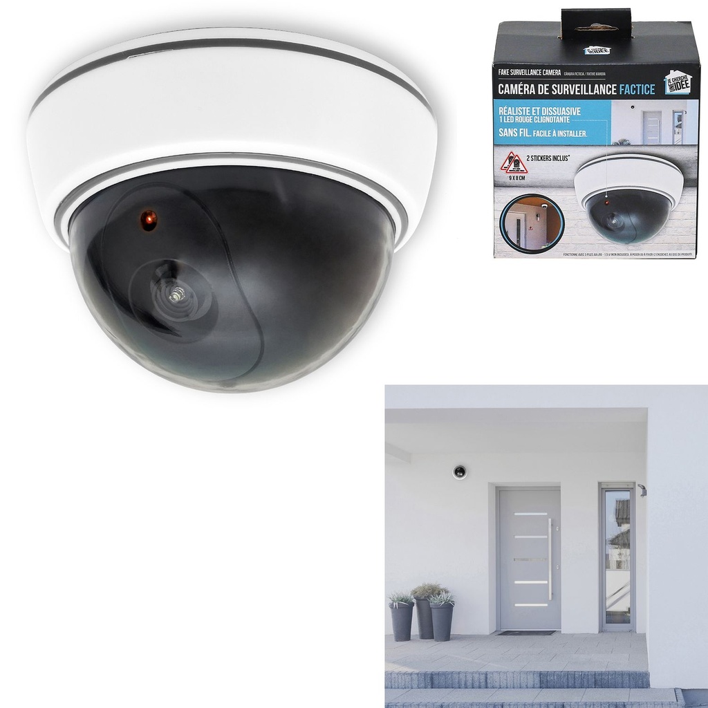 Dummy round surveillance camera
