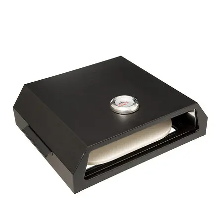Pizza oven, silver, For BBQ