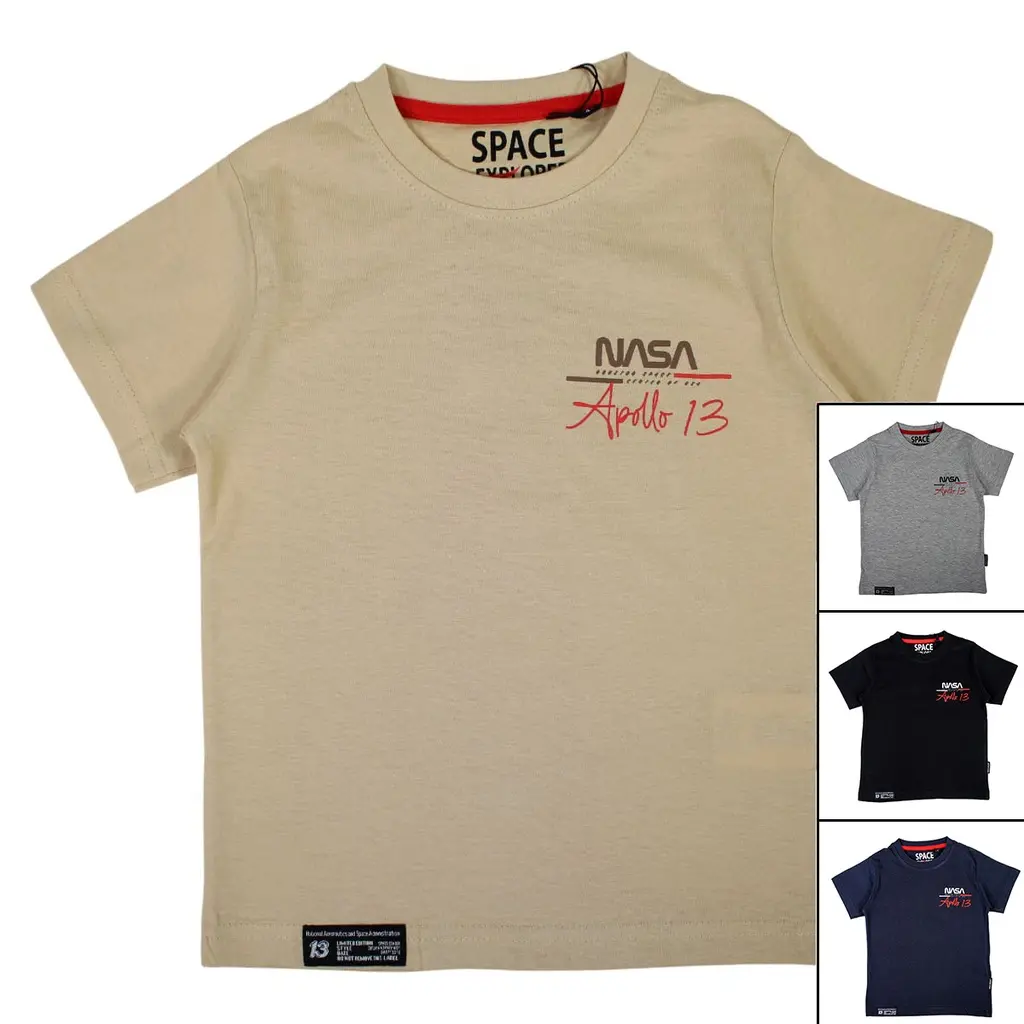 [GNS8001 TS KIDS ZEN24] T-shirt manches courtes garçon Nasa
