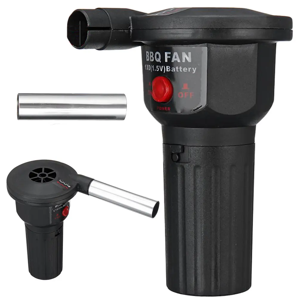 Electric blower for grill, fireplace stove ba