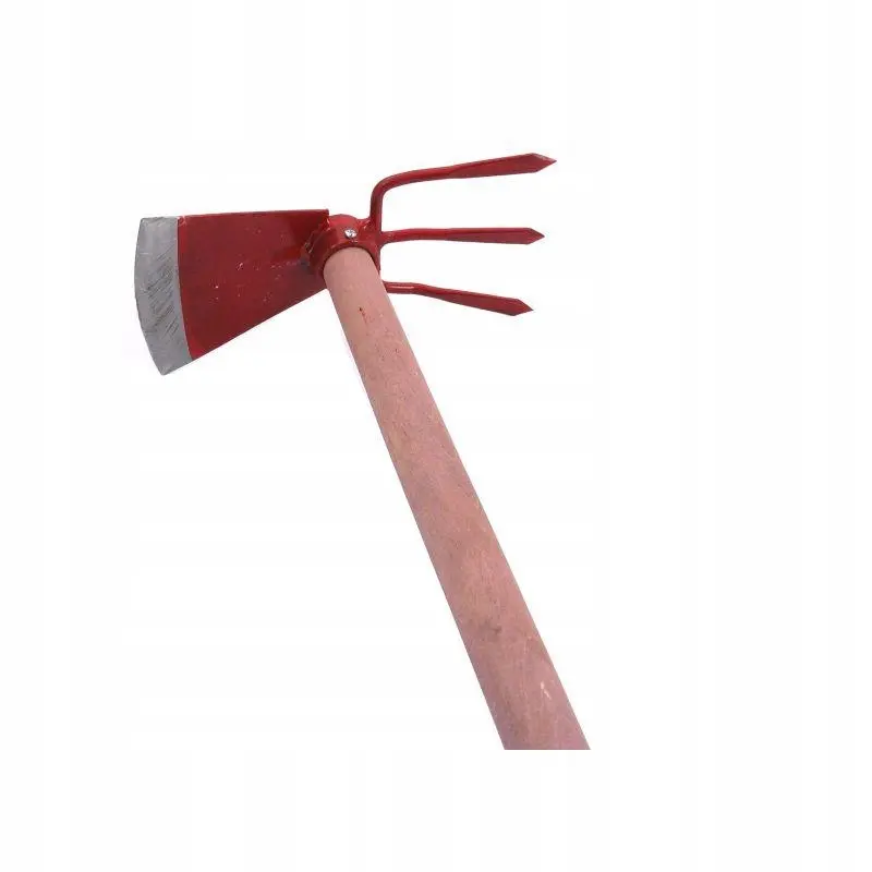 Gardening Spades Hoe with red claws forks