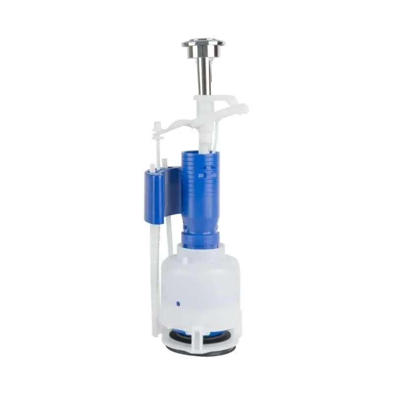 Robinet de vidange bouton chrome reservoir WC 