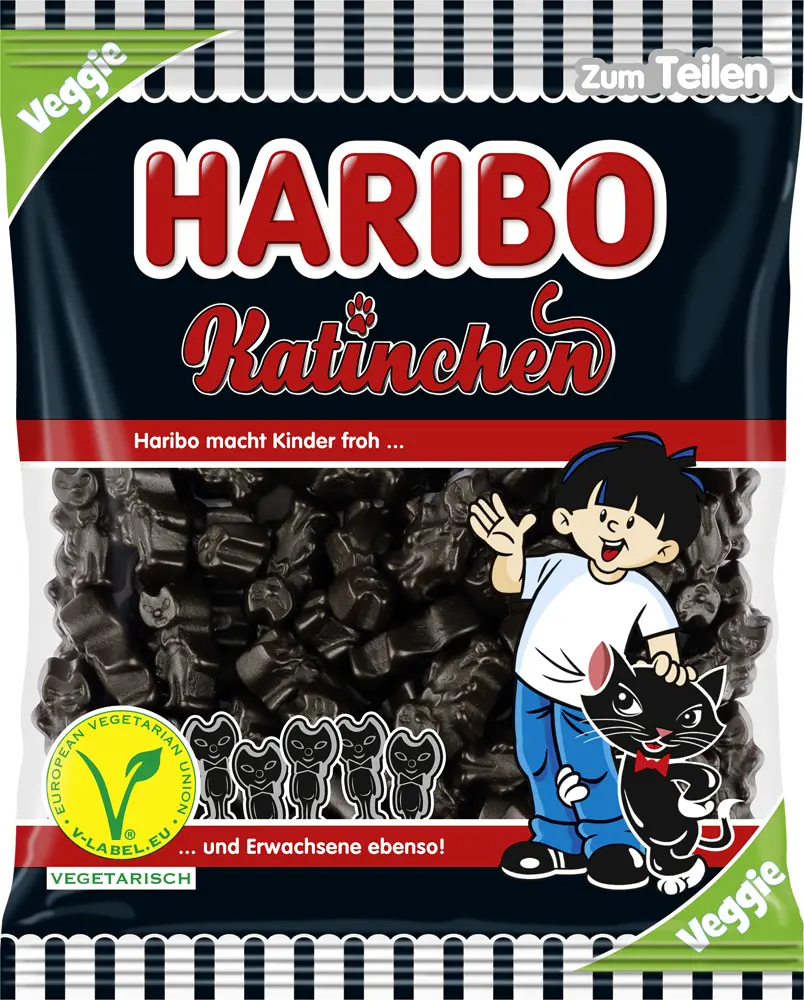 Haribo Katinchen 175 g - fruity jelly candies