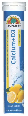 Sunlife Calcium effervescent tablets 20s