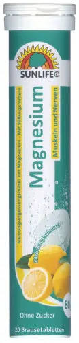 Sunlife Comprimes effervescents au magnesium  20s