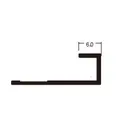 [BINDINGLINE5*3000mm] Baguette de finition Alumnium 3m