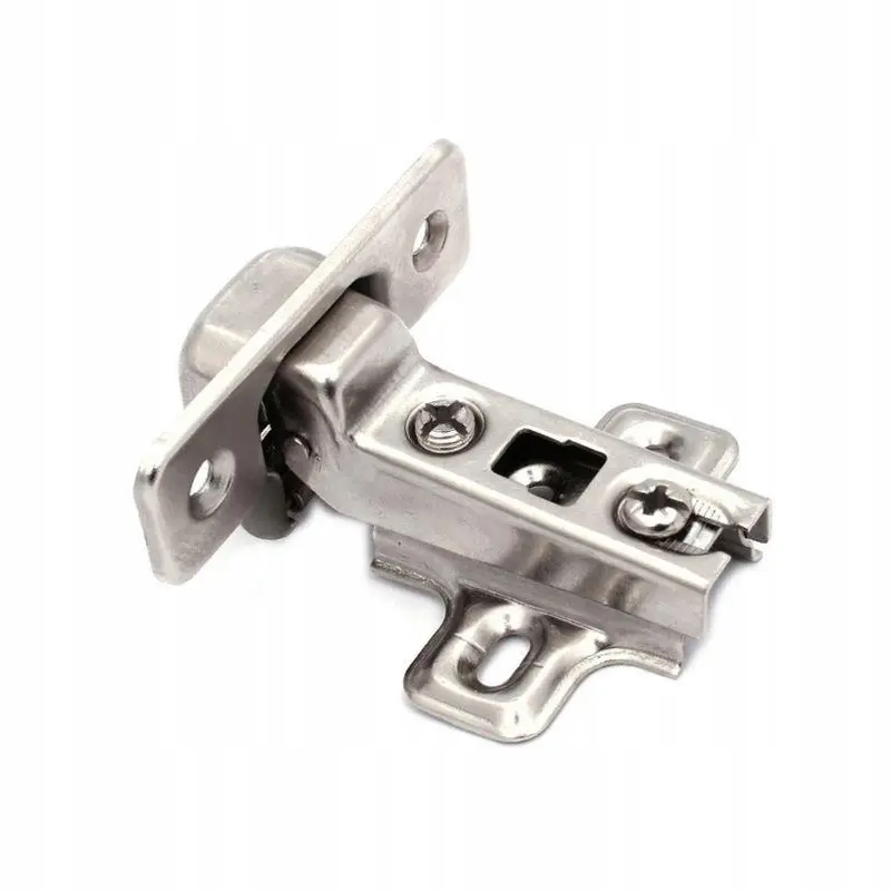 90° recessed furniture hinge, half edge.