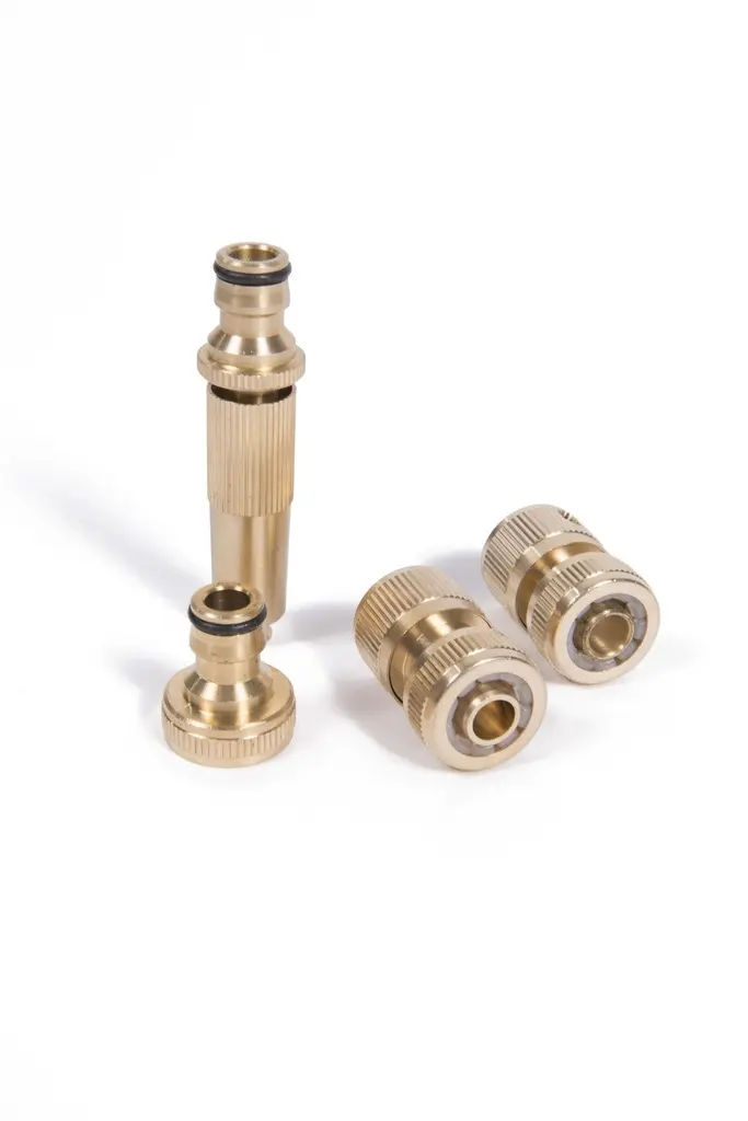Jeu de raccords de tuyau 4 pc en laiton