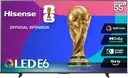 [NOZ-B0FHLGWJNS] Hisense 55" E6 Cinema Series QLED 4K UHD Smart Fire TV