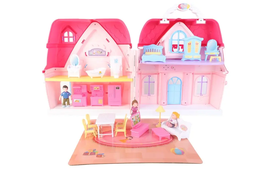 PORTABLE DOLLHOUSE + LIGHT
