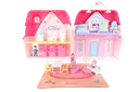 [CJ-2201760] MAISON DE POUPÉES PORTABLE + LUMIÈRE