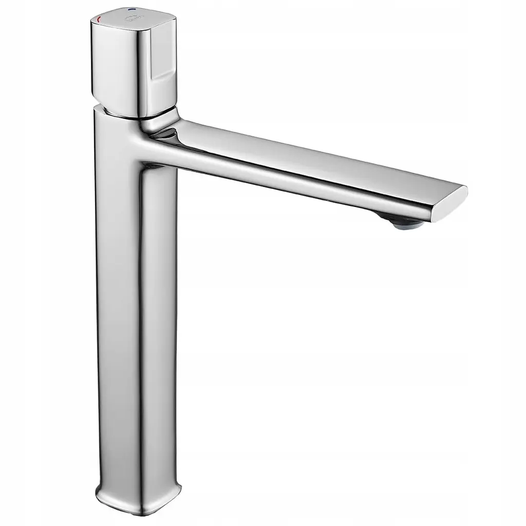 Single lever countertop sink faucet