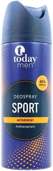 [19169 ZEN26] Deodorant Spray Today 200 ml pour homme Sport
