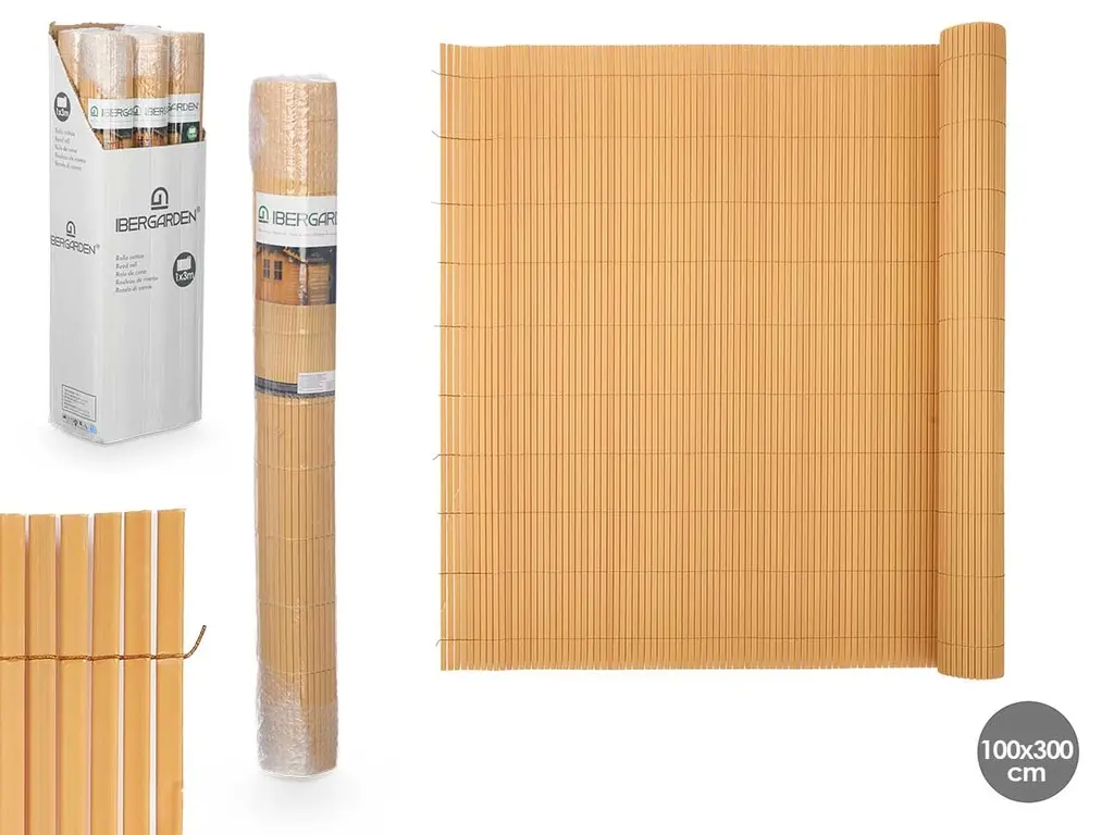 Reed roll for bamboo PVC fence