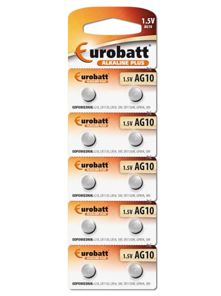 Batterie Alkaline AG10 - BP10 Eurobatt