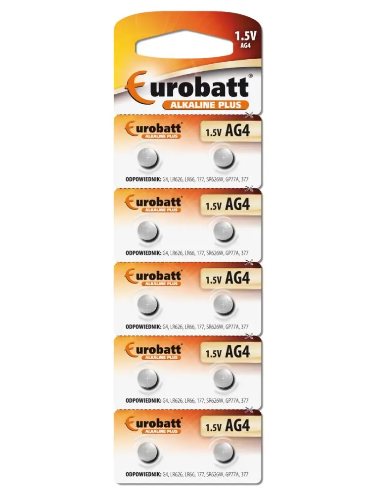 Batterie Alkaline Batteries Eurobatt AG4 - BP10