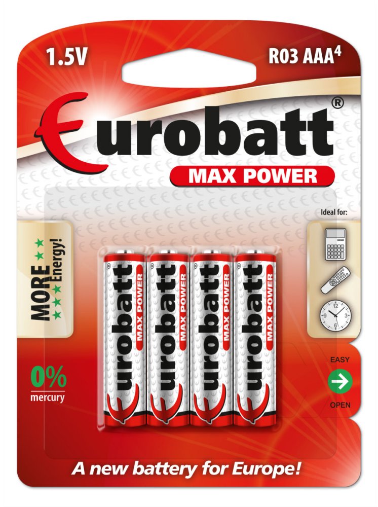 Piles Max Power AAA R03P - 4 pc