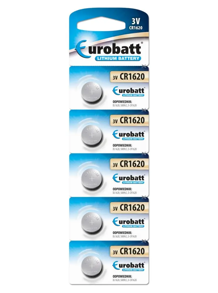CR1620 Lithium Battery - Eurobatt BP5 Batteries