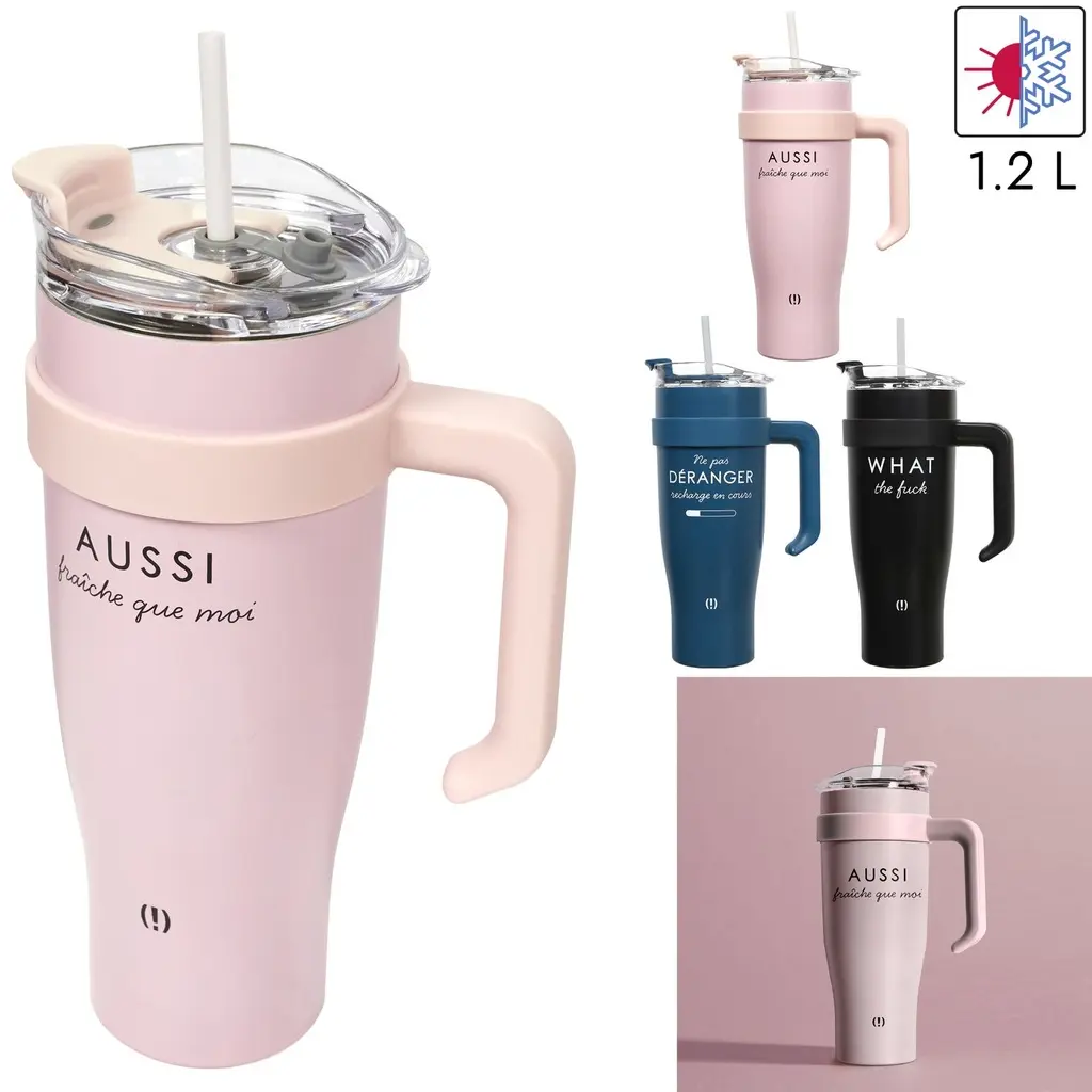 [KA0443 ZEN26] miami mood transport mug 1.2l, 3.0 times assorted