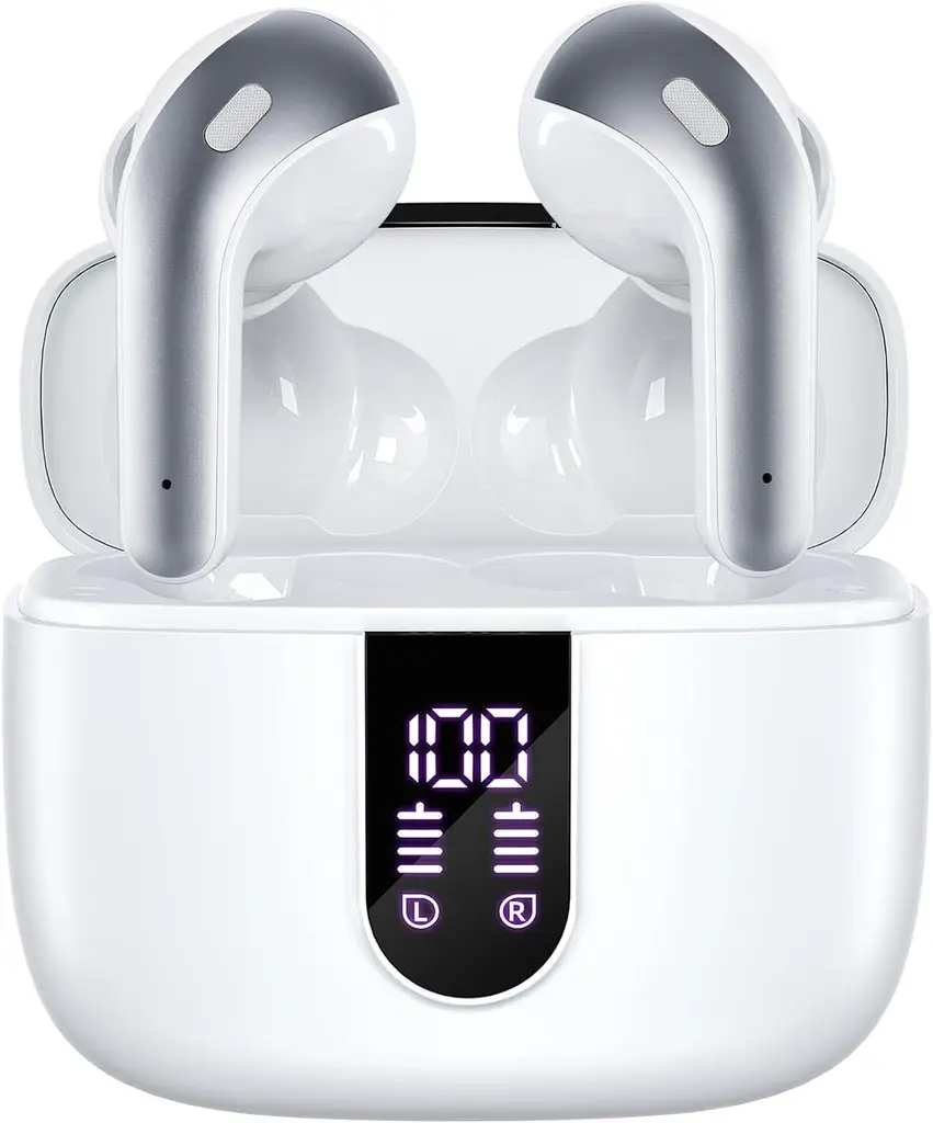 TAGRY X08 Wireless Bluetooth Earbuds, IPX5 Waterproof, 60h Battery