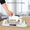 [NOZ-B0DJR41MSF] Set chargeur et accessoires Meta Quest 3