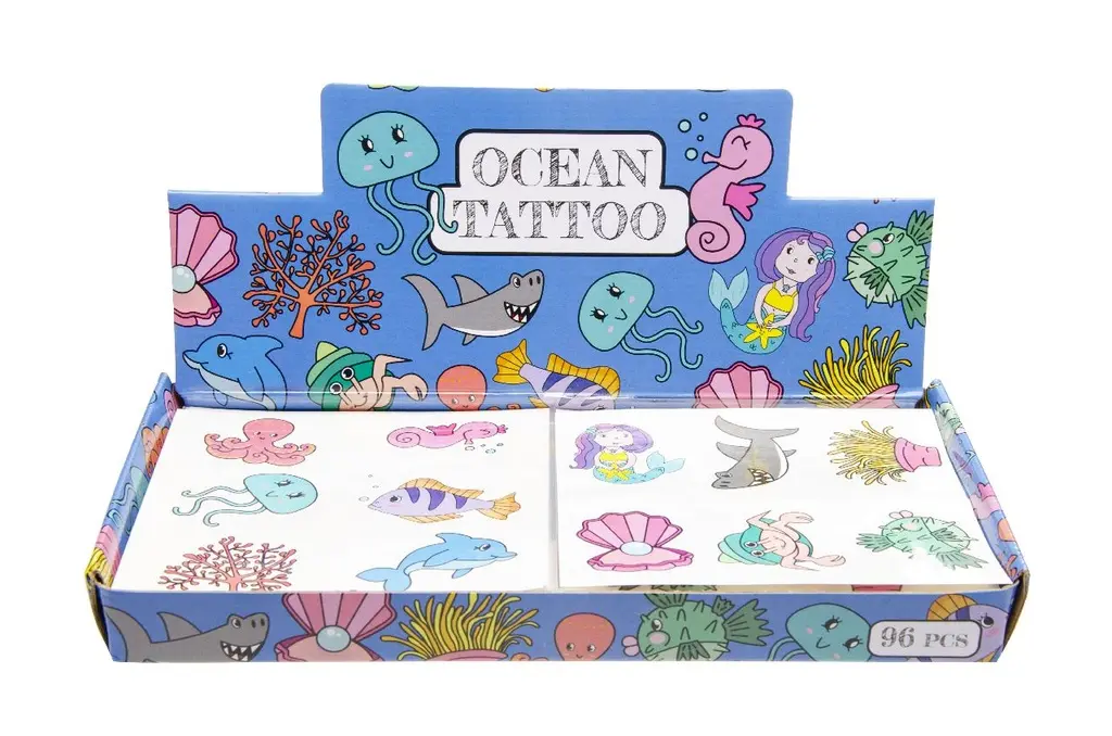 Tattoo animaux aquatiques (3pcs)