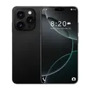 [G25 Ultra] 2025 G16 Pro Max 5G Unlocked Smartphone Android 15 6+128GB Dual SIM Mobile Phone (Noir, 128GB)