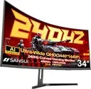 Écran sansui 34 inch incurvé 240 hz