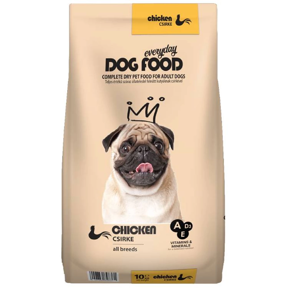 Everyday dog ​​food with dried chicken 10 kg