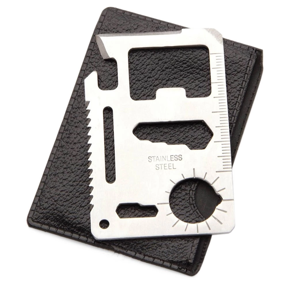 Couteau multi-outils carte de survie