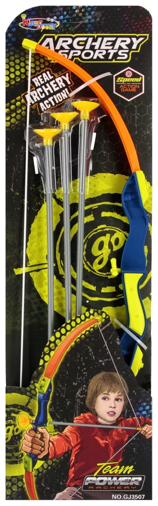 Arc avec accessoires 17x58 cm blister