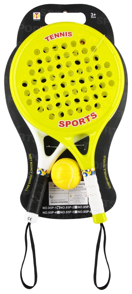 [553061 ZEN2901] Beach rackets with accessories 25x43x6 cm blister
