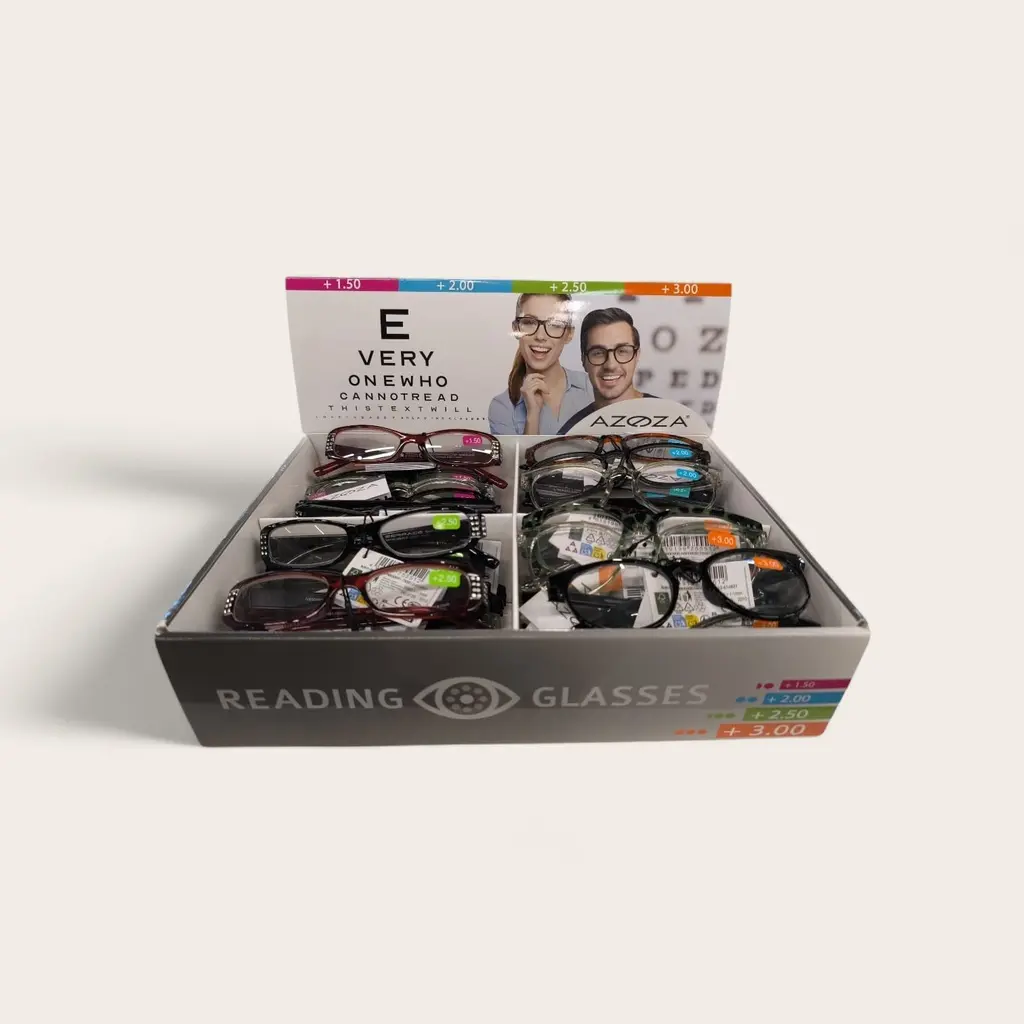 [54282 ZEN29] Assorted trendy reading glasses – 48 pieces