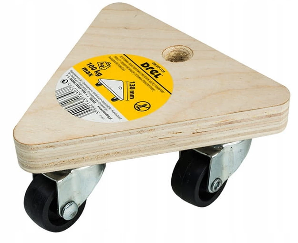 Plateforme de transport triangulaire 130 mm – 100 kg