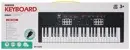 Kids Piano Organ with Microphone - 61x22x8 cm
