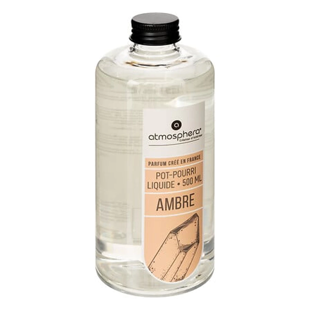 Potpourri refill Kili amber perfume – 500 ml transparent