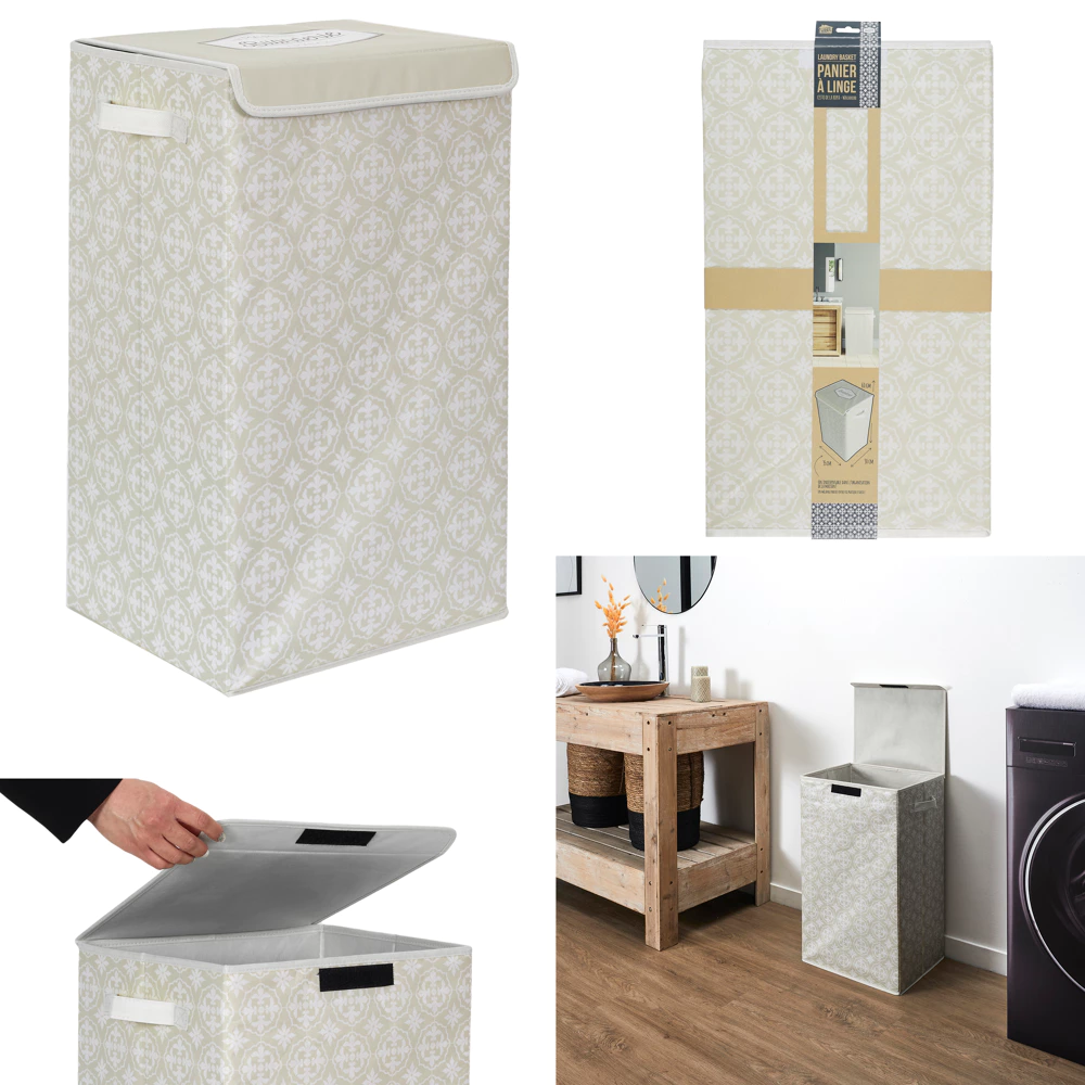 [RG0005 ZEN29] Laundry basket 35x30x60 cm