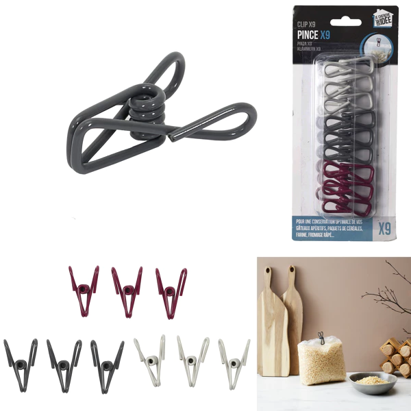 [KB6084 ZEN29] Bag clip bag closer x9